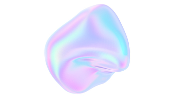 Iridescent Abstract Shape Iridescent Abstract Shape
