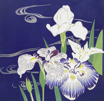 Irises (1890&ndash;1900) by Kogyo Tsukioka. | Free Photo Illustration - rawpixel