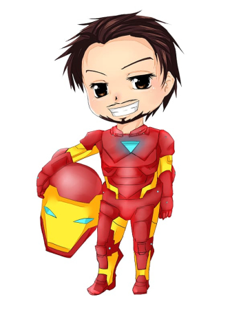 Iron Man Chibi Anime Cartoon , Housewife Cartoons transparent background PNG clipart Iron Man Chibi Anime Cartoon , Housewife Cartoons transparent background PNG clipart