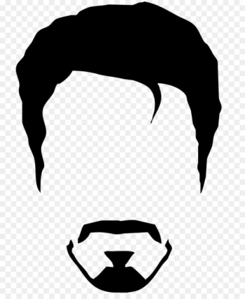 Iron Man Silhouette Spider-Man Logo - Beard 