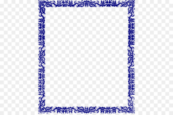 Islam Clip art - Blue Border Frame PNG Transparent Image 