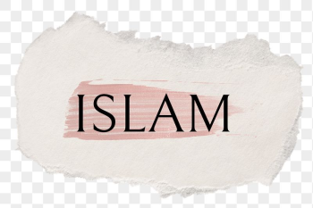 Islam png word sticker typography, | Free PNG - rawpixel