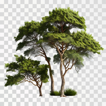 Isolate Trees PNG transparent, no background