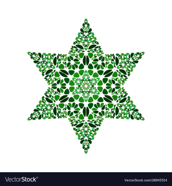 Isolated abstract gemstone ornament star symbol vector image Isolated abstract gemstone ornament star symbol vector image