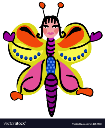 isolated childish of butterfly isolated childish of butterfly