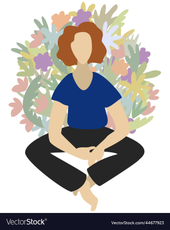 isolated of a woman sitting in yoga isolated of a woman sitting in yoga