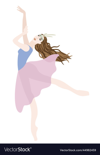 isolated of ballerina isolated of ballerina