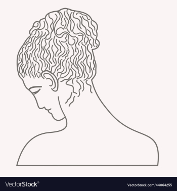 isolated of female greek statue isolated of female greek statue