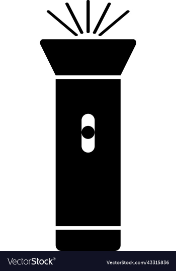 isolated torch icon isolated torch icon