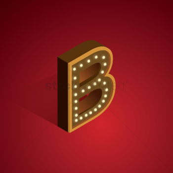 Isometric alphabet b Isometric alphabet b