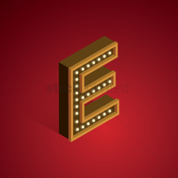 Isometric alphabet e Isometric alphabet e