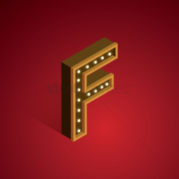 Isometric alphabet f Isometric alphabet f
