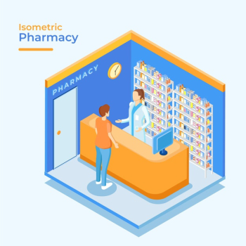 Isometric pharmacy Free Vector Isometric pharmacy Free Vector