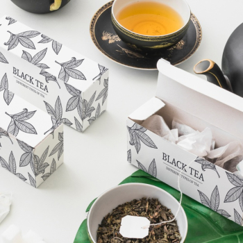 Isometric tea mockup Free Psd