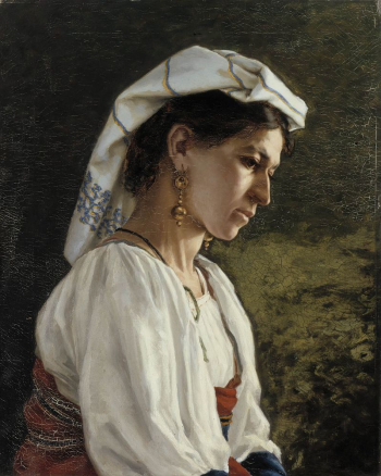 Italian model, half-length portrait, 1877 | Free Photo - rawpixel Italian model, half-length portrait, 1877 | Free Photo - rawpixel