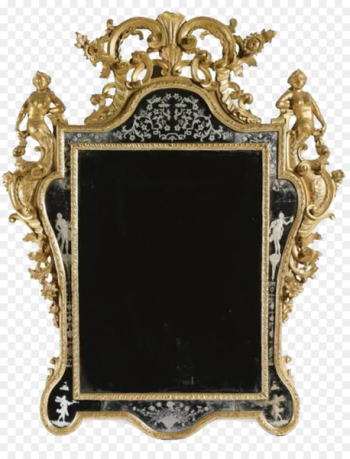 Italy Picture frame Mirror - Black frame Italy Picture frame Mirror - Black frame
