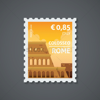 Italy postage stamp Italy postage stamp