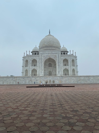 Ivory White Marble Mausoleum Taj Mahal