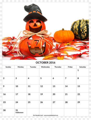 Jack-o'-lantern Halloween Calendar Pumpkin Holiday - halloween theme 