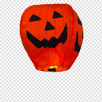 Jack-o'-lantern Paper lantern Pumpkin Halloween, chinese lantern transparent background PNG clipart