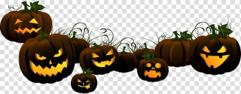 Jack-'o-lanterns , Halloween Jack-o'-lantern , scary pumpkin transparent background PNG clipart