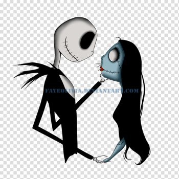Jack Skellington Romance YouTube Love, Jack and sally transparent background PNG clipart