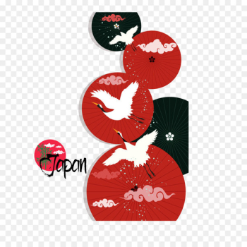 Japan Umbrella Adobe Illustrator - Japanese white crane Japan Umbrella Adobe Illustrator - Japanese white crane