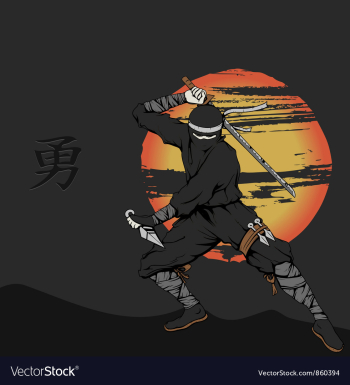 Japanese background vector image Japanese background vector image