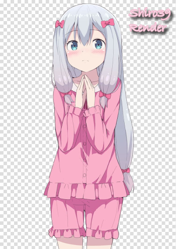 Japanese destroyer Sagiri Eromanga Sensei Anime Rendering, Anime transparent background PNG clipart