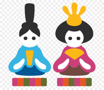Japanese dolls Emoji Hinamatsuri - japan Japanese dolls Emoji Hinamatsuri - japan