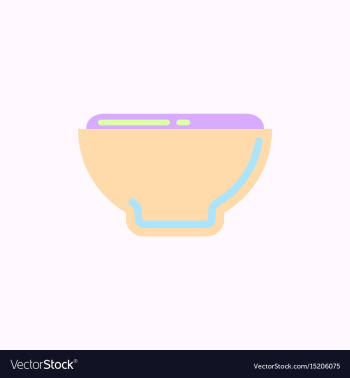 Japanese food miso soup vector image Japanese food miso soup vector image
