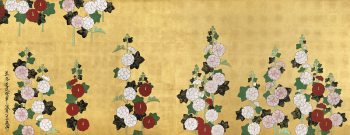 Japanese hollyhocks flower (18th century) | Free Photo Illustration - rawpixel Japanese hollyhocks flower (18th century) | Free Photo Illustration - rawpixel