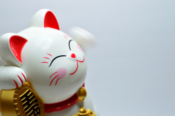 Japanese Lucky Coin Cat Japanese Lucky Coin Cat