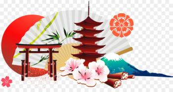 Japanese Microsoft PowerPoint Flag of Japan - Vector Japanese culture 
