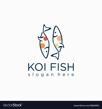 japanese minimalist koi fish logo line art outline japanese minimalist koi fish logo line art outline