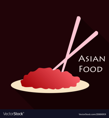 Japanese noodles asian thai chinese food vector image Japanese noodles asian thai chinese food vector image