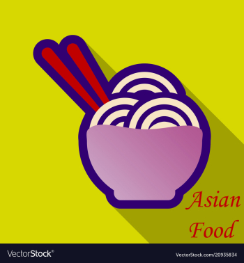 Japanese noodles asian thai chinese food vector image Japanese noodles asian thai chinese food vector image