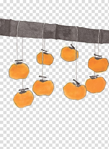 Japanese Persimmon Fruit, Hanging persimmon transparent background PNG clipart Japanese Persimmon Fruit, Hanging persimmon transparent background PNG clipart