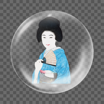 Japanese woman png sticker,  | Free PNG - rawpixel