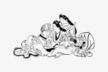 Japanese women collage element, drawing | Free Vector Illustration - rawpixel Japanese women collage element, drawing | Free Vector Illustration - rawpixel