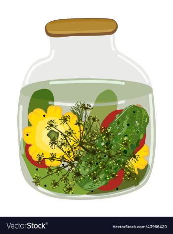 jar of pickled cucumbers tomatoes and pattisons jar of pickled cucumbers tomatoes and pattisons
