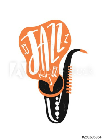 Jazz hand drawn vector lettering Jazz hand drawn vector lettering
