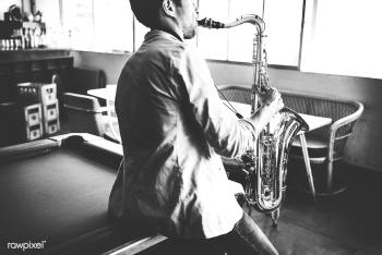 Jazz musician saxophone | Free stock photo - 1391