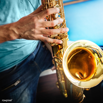 Jazz saxophone musician | Free stock photo - 1392