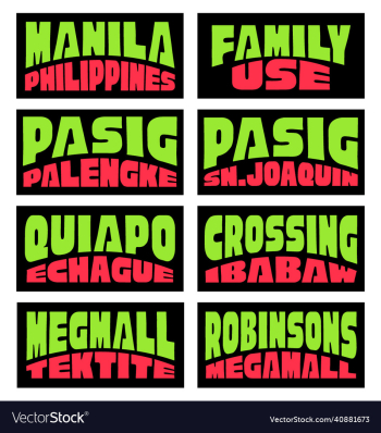 jeepney sign boards