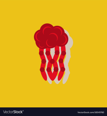 Jellyfish sticker vector image Jellyfish sticker vector image