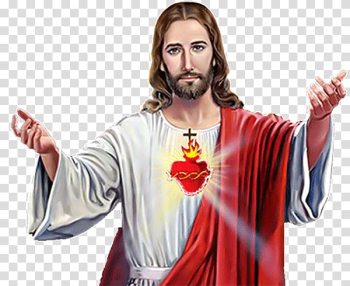 Jesus Sacred Heart Gospel of John Blood of Christ Prayer, jesus born transparent background PNG clipart