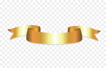 Jewellery Metal Gold Ornament - Gold ribbon 