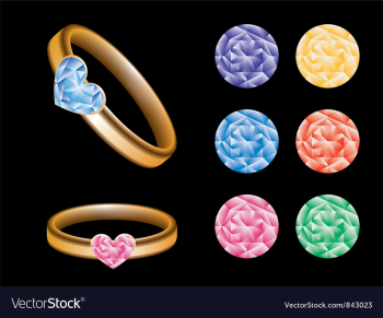 Jewellery vector image Jewellery vector image