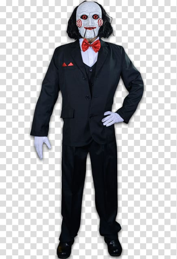 Jigsaw Costume Billy the Puppet Halloween, others transparent background PNG clipart Jigsaw Costume Billy the Puppet Halloween, others transparent background PNG clipart
